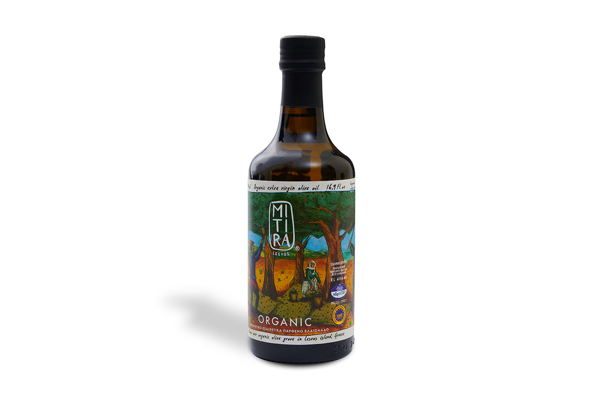 MITIRA Lesvos – organic extra virgin olive oil - 500ml Glass